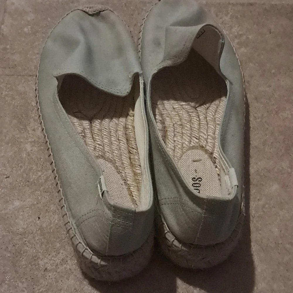 Soludos Canvas Platform Espadrille Shoes Size 8.5